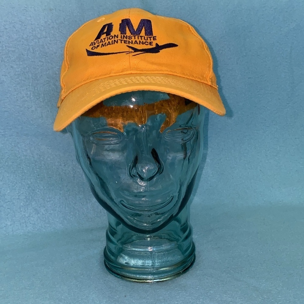AVIATION Institute of Maintenance AM baseball cap adjustable embroider size OSFA